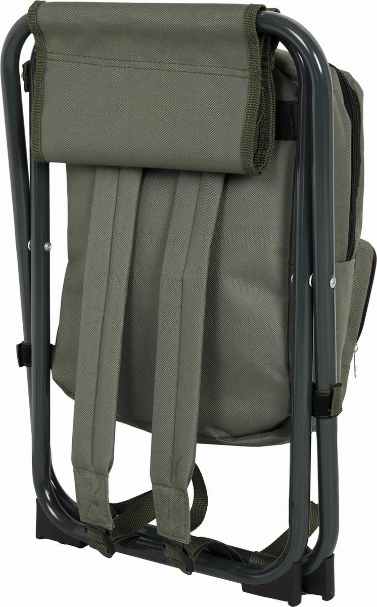 Capture Outdoor, "Traveller OX-37" Camping Kruk Met Rugzak, Opvouwbaar, Lichtgewicht, Verstelbare En Gevoerde Draagriemen, … - Afbeelding 4