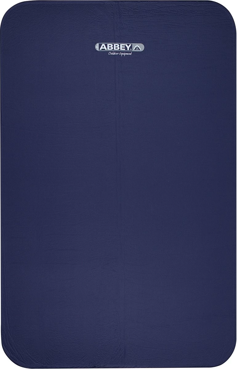 Abbey Camp 3D Zelfopblaasbaar Matras - 2 Persoons - 201 X 132 X 10 Cm - Marine