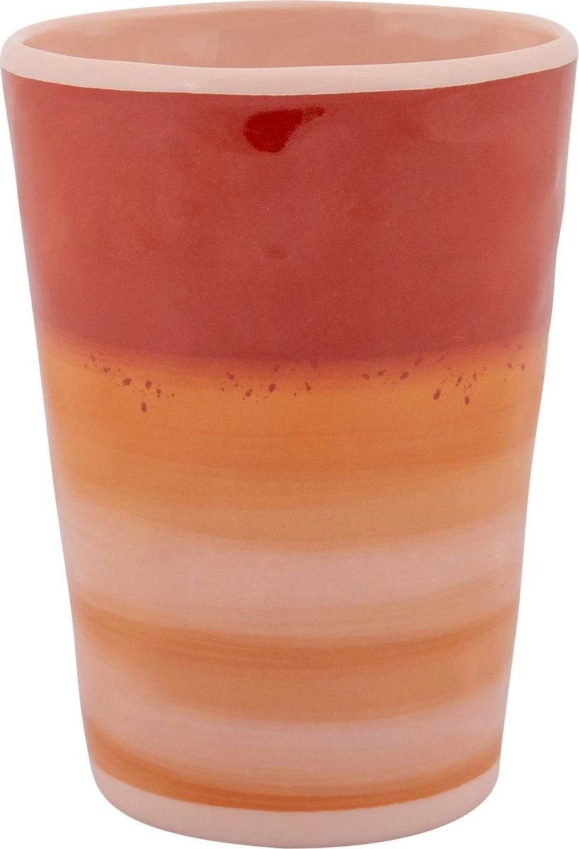 Bo-Camp - Beker - Halo - 400 Ml - 4 Stuks - Terra - Afbeelding 4