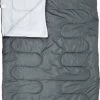 Froyak - 2-persoons Slaapzak XXL Grijs 225 X 150 Cm - Tweepersoonsslaapzak - Tweepersoons - Slaapzak