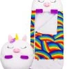 Unicorn Slaapzak -180 Cms | Kinderslaapzak | Slaapzak Junior | Nappers | Children Sleeping Bag | Kinderen Slaapzak | Super Soft 2 In 1 Fun Pillow &Sleepy For Boys | Unicorn Slaapzak | Zachte Slaapzak | Knuffel Slaapzak | 2 In 1 Slaapzak | Kinderen
