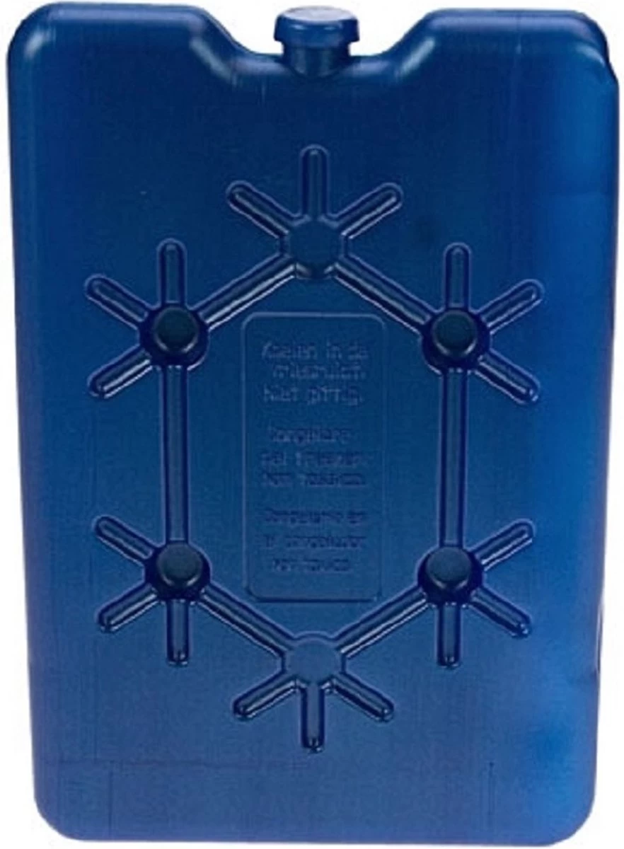 Merkloos Pakket Van 5x Stuks Platte Koelelementen 200 Gram 11 X 16 Cm - Koelelementen Voor Koelboxen - Outdoor En Kamperen - Afbeelding 2